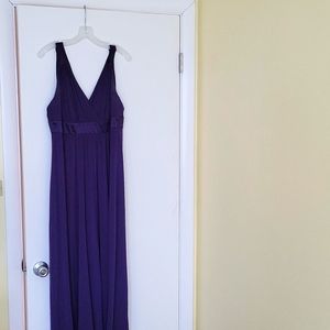 David's Bridal Purple Bridesmaid Dress size 14